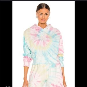 Danijo and Carbon38 neon tie-dye sweat suite L